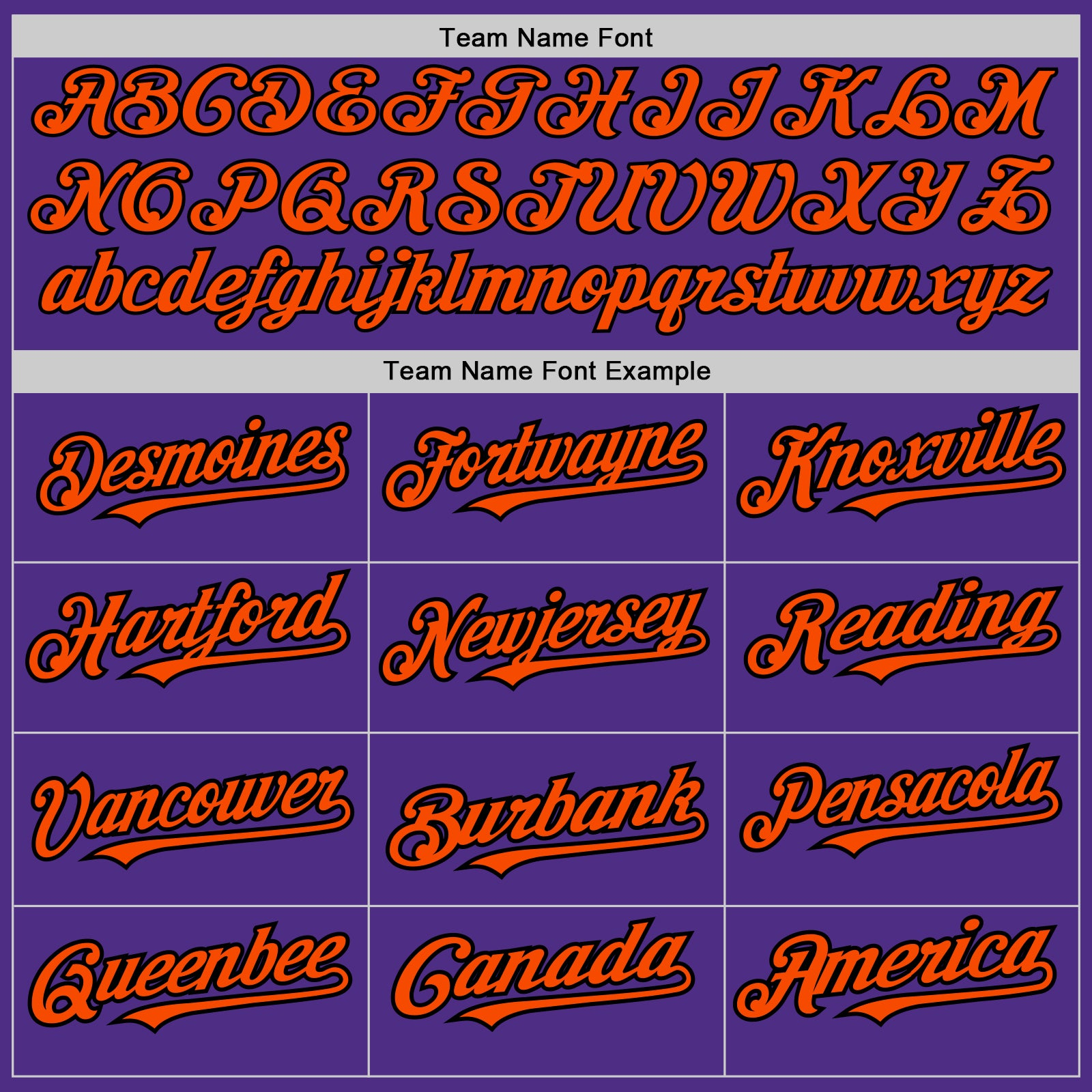 Custom Purple Black Pinstripe Orange Two-Button Unisex Softball Jersey