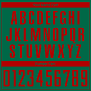 Custom Kelly Green Red Sublimation Soccer Uniform Jersey