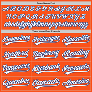 Custom Orange White-Royal Two-Button Unisex Softball Jersey