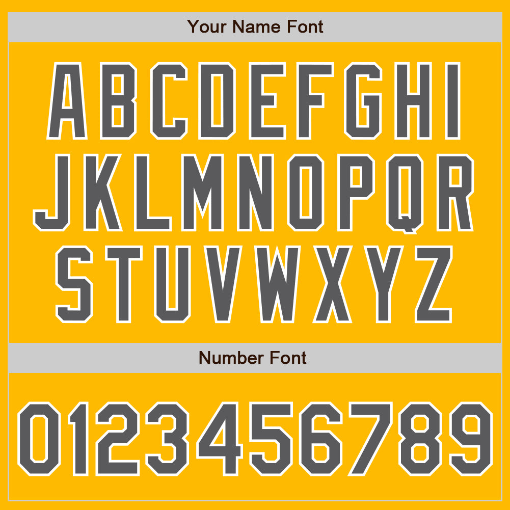 Custom Gold Steel Gray-White Two-Button Unisex Softball Jersey