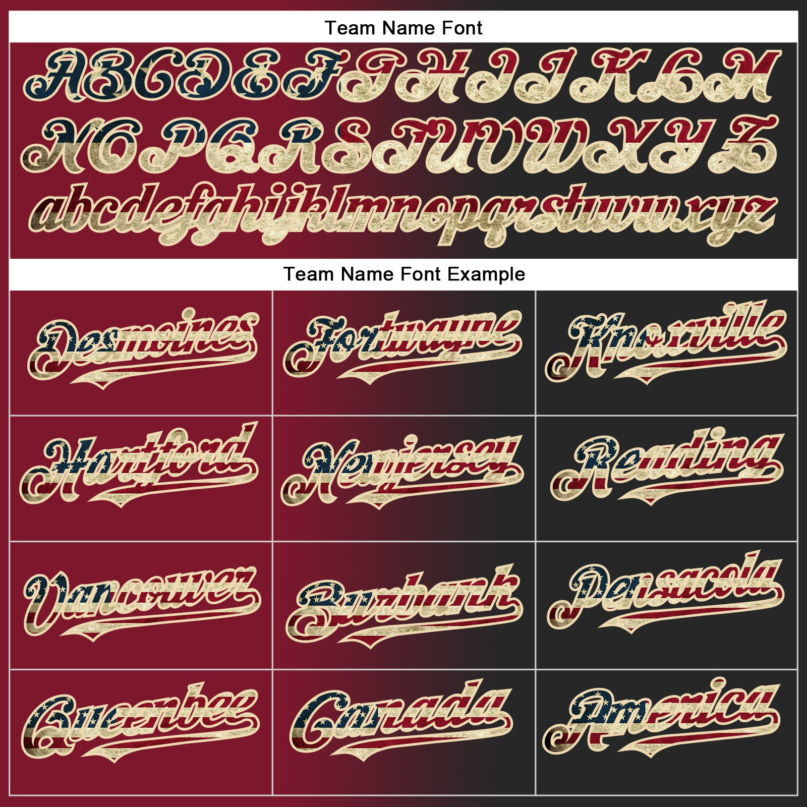 Custom Black Vintage USA Flag Crimson-City Cream Gradient Fashion Two-Button Unisex Softball Jersey