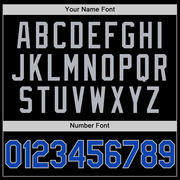 Custom Black Thunder Blue-Gray Two-Button Unisex Softball Jersey