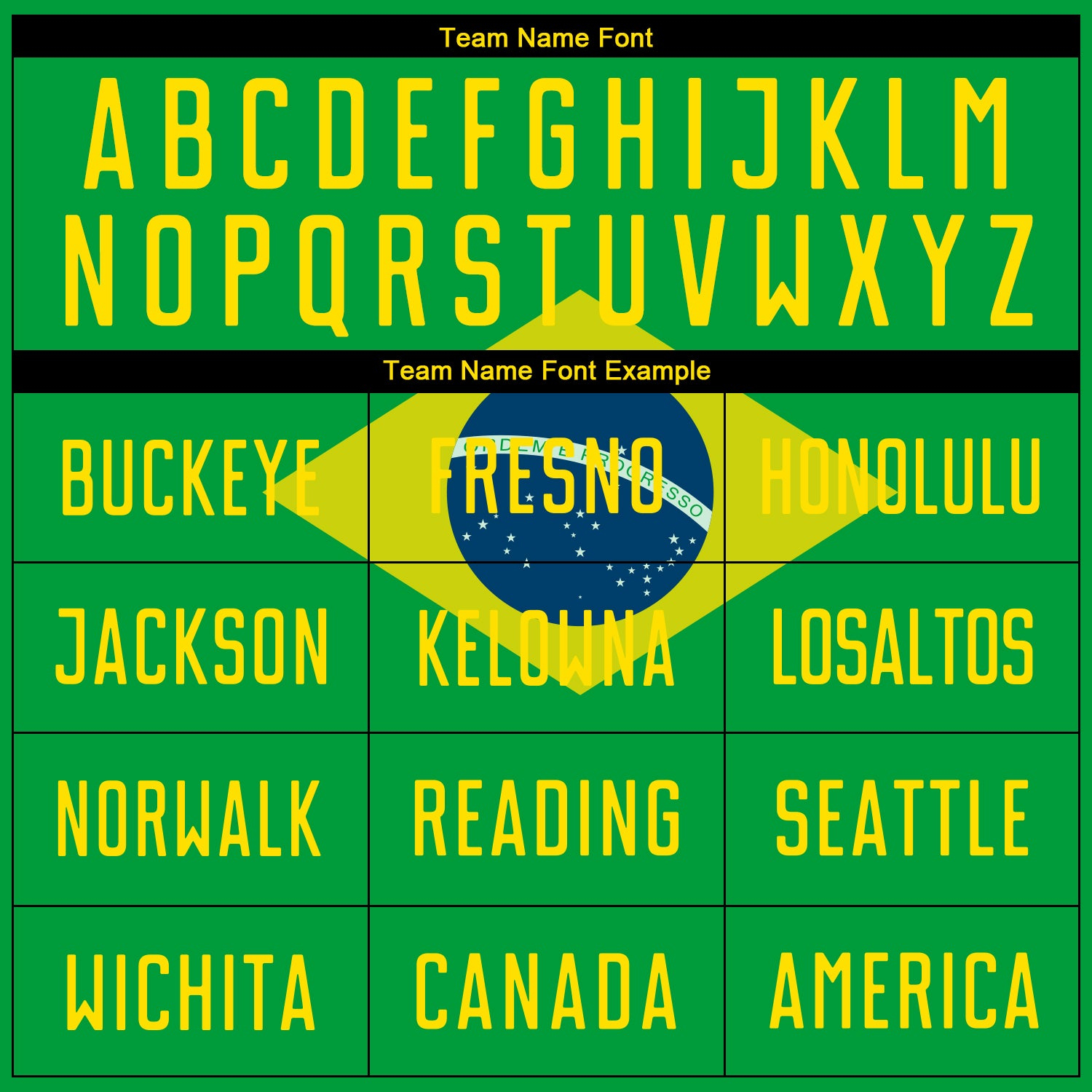 Custom Neon Green Gold-Royal Sublimation Brazilian Flag Soccer Uniform Jersey