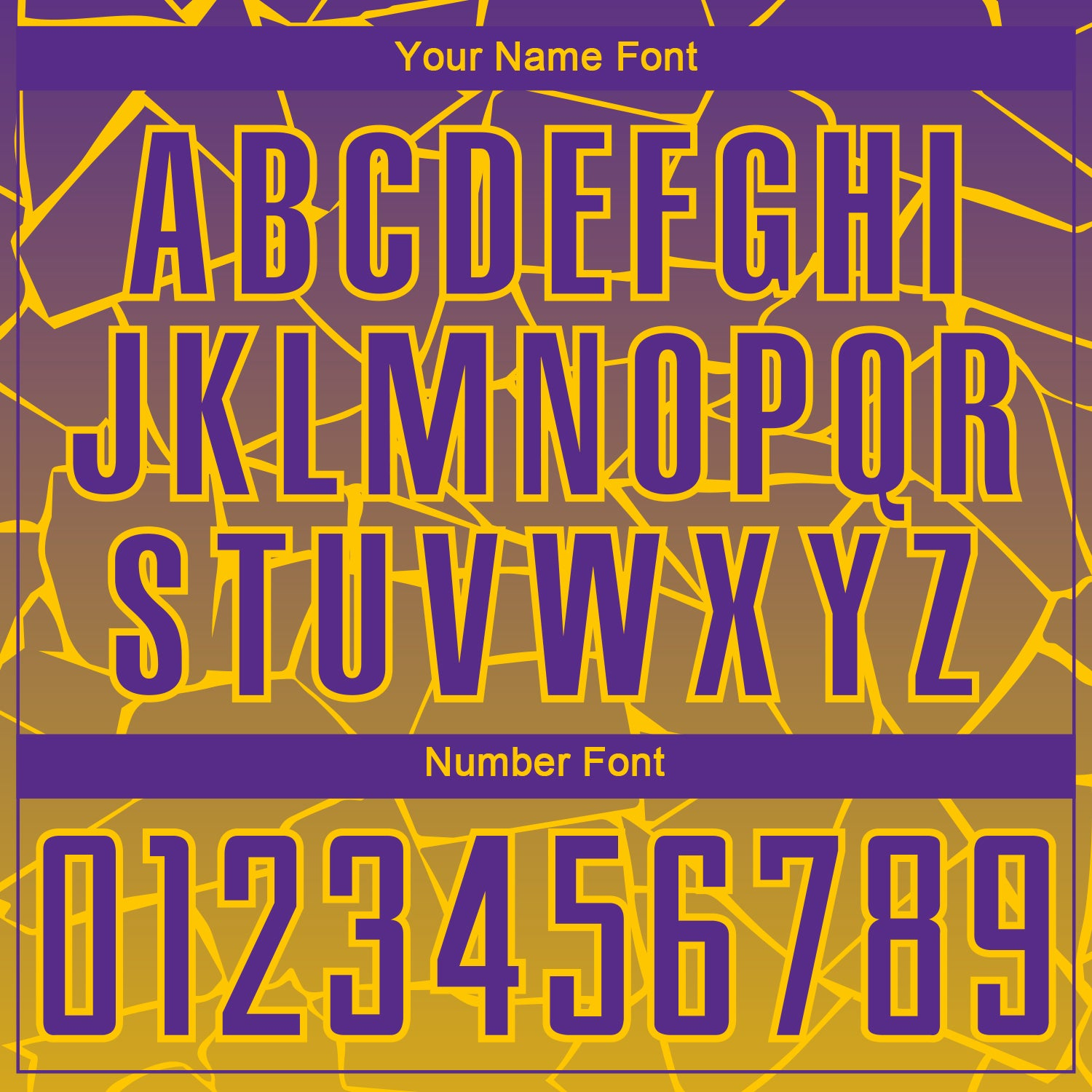 Custom Gold Purple Lines Sublimation Soccer Uniform Jersey