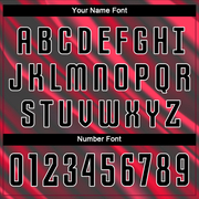 Custom Red Black-White Sublimation Soccer Uniform Jersey