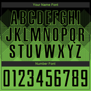 Custom Neon Green Black Sublimation Soccer Uniform Jersey