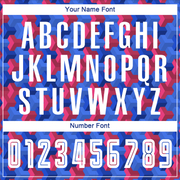 Custom Royal White-Red Home Sublimation Soccer Uniform Jersey