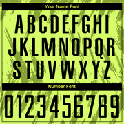 Custom Neon Green Black-Olive Sublimation Soccer Uniform Jersey