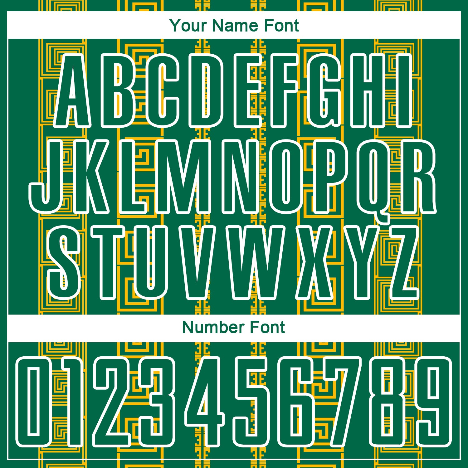 Custom Kelly Green Gold-White Geometric Shape Sublimation Soccer Uniform Jersey