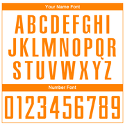 Custom White Bay Orange Sublimation Soccer Uniform Jersey