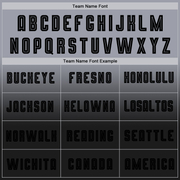 Custom Gray Black Sublimation Long Sleeve Fade Fashion Soccer Uniform Jersey