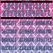 Custom Pink Light Blue-Black Lightning Sublimation Soccer Uniform Jersey