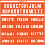 Custom Orange White-Navy Sublimation Fade Fashion Soccer Uniform Jersey