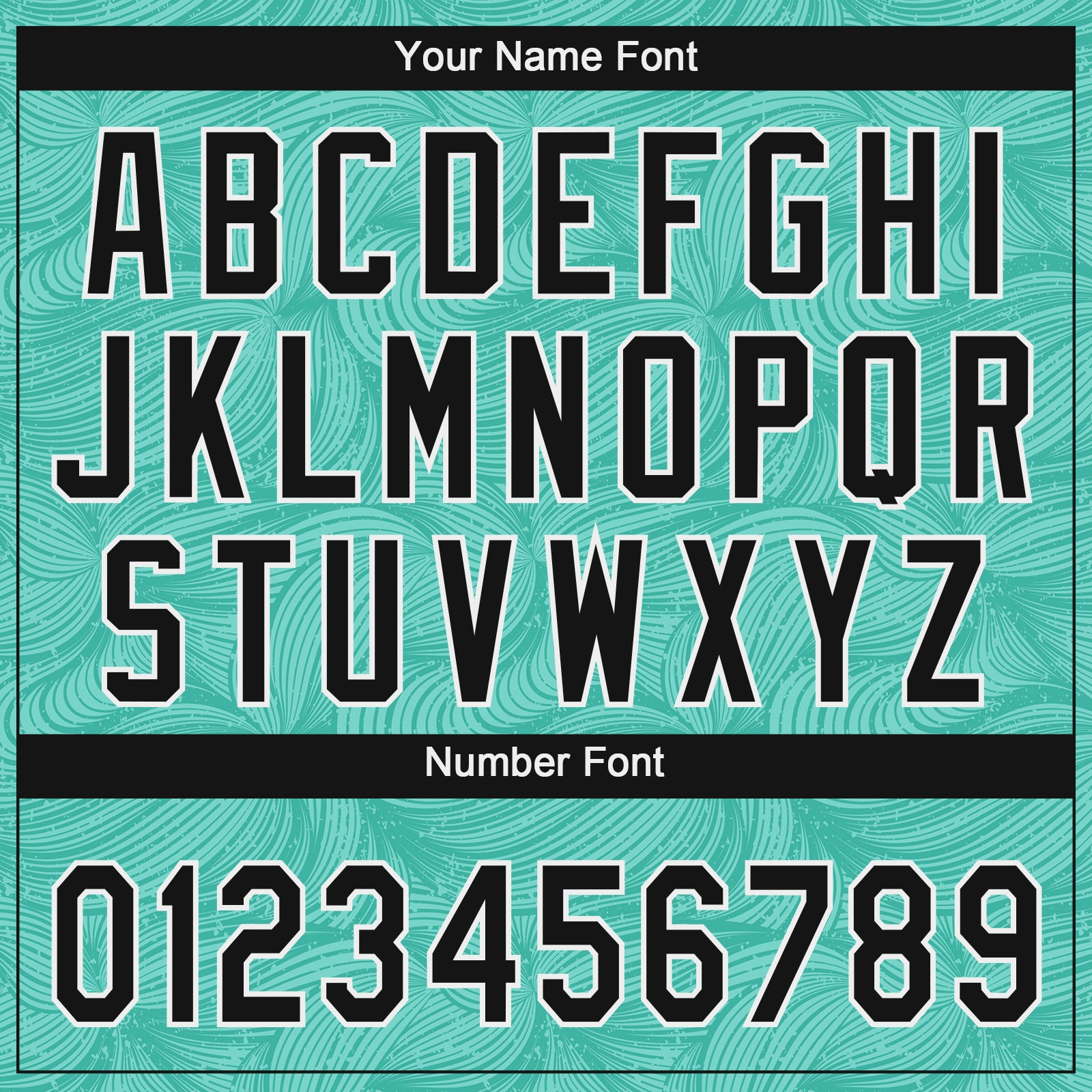 Custom Teal Black-White 3D Pattern Two-Button Unisex Softball Jersey