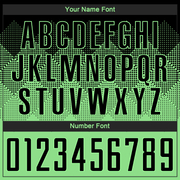 Custom Pea Green Black Sublimation Soccer Uniform Jersey