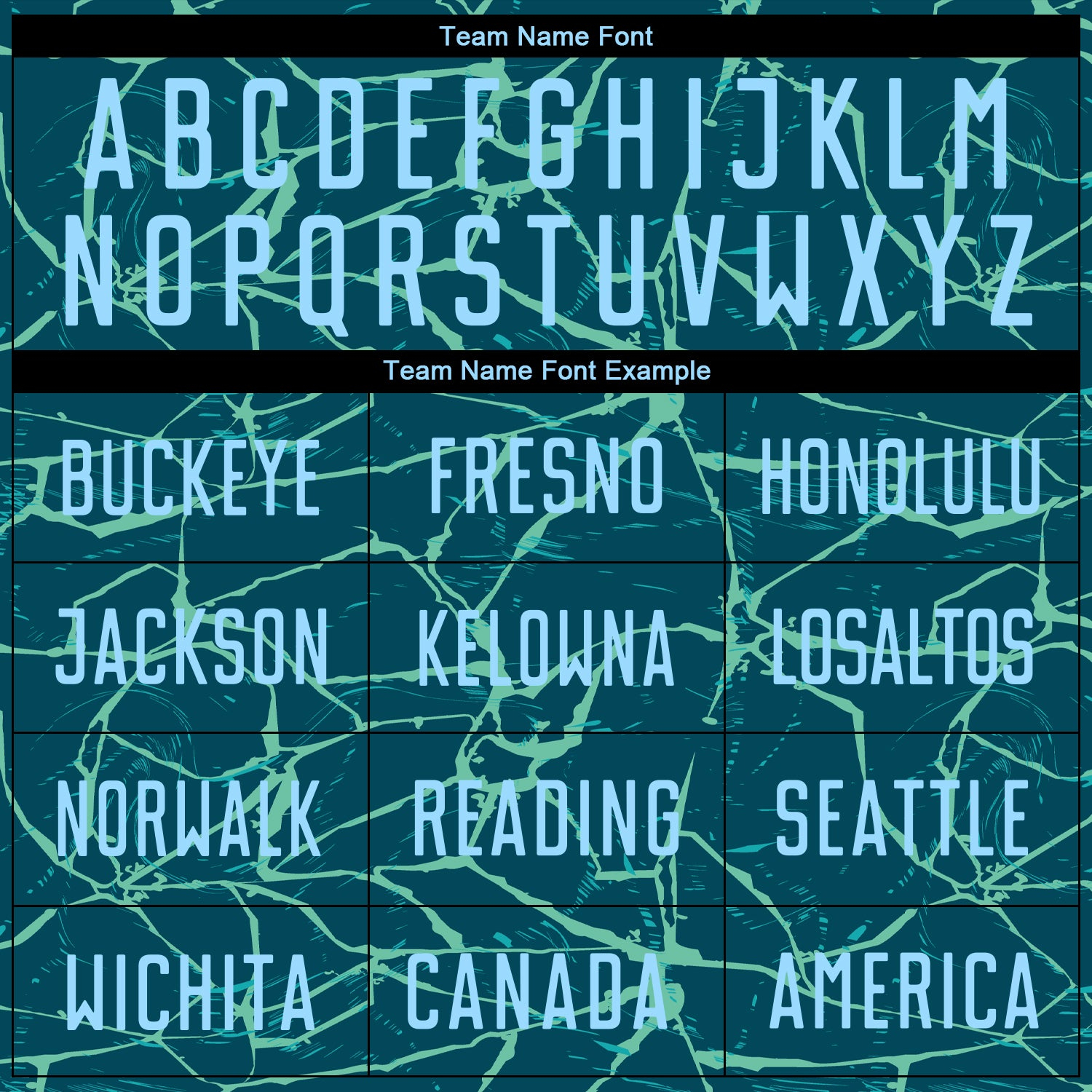 Custom Teal Light Blue-Black Sublimation Soccer Uniform Jersey