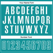 Custom Gray Teal-White Sublimation Split Fashion Soccer Uniform Jersey