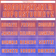 Custom Purple Orange-White Sublimation Soccer Uniform Jersey