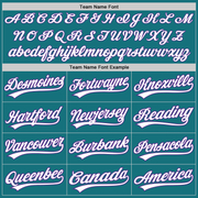 Custom Teal White-Purple Two-Button Unisex Softball Jersey