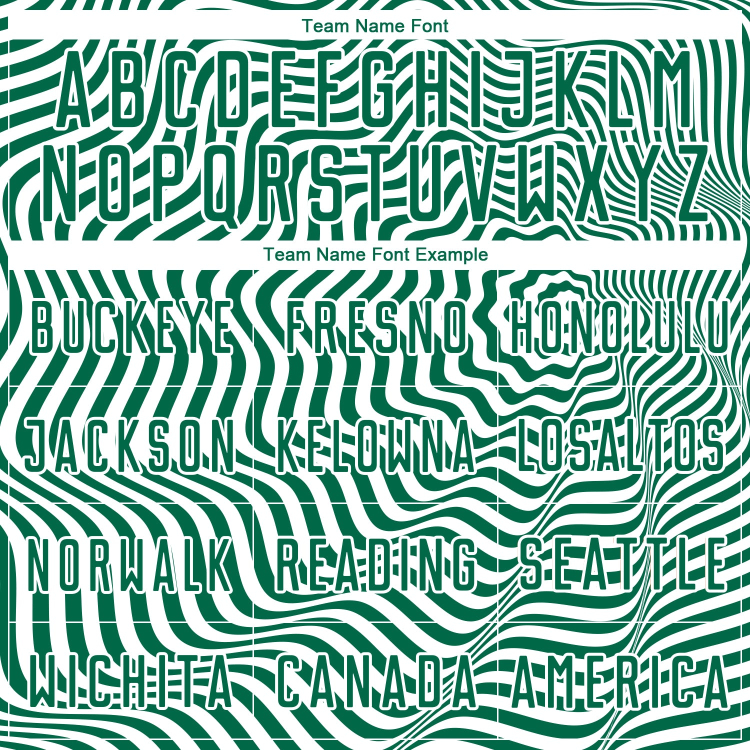 Custom Kelly Green Black-White Wavy Lines Sublimation Soccer Uniform Jersey