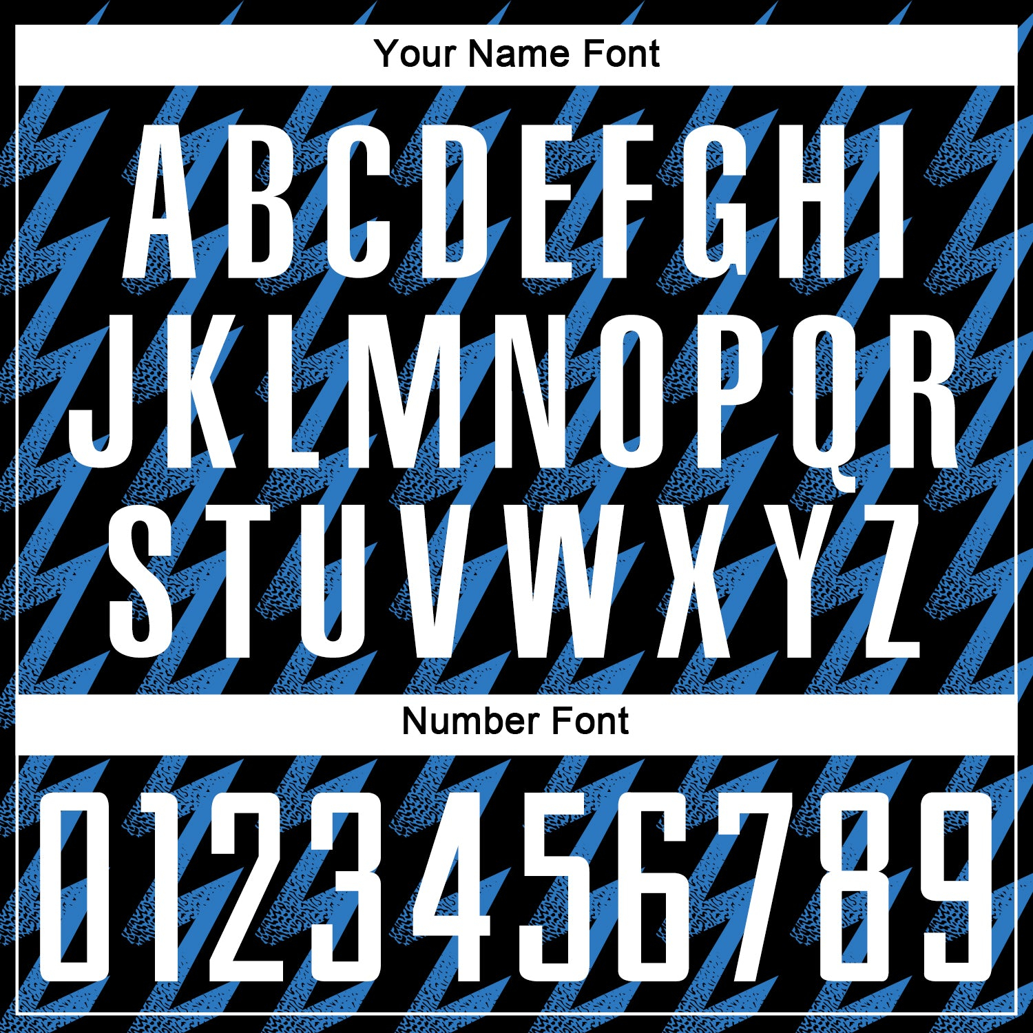 Custom Black White-Powder Blue Zigzag Shape Sublimation Soccer Uniform Jersey