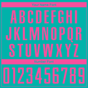 Custom Aqua Pink Sublimation Soccer Uniform Jersey