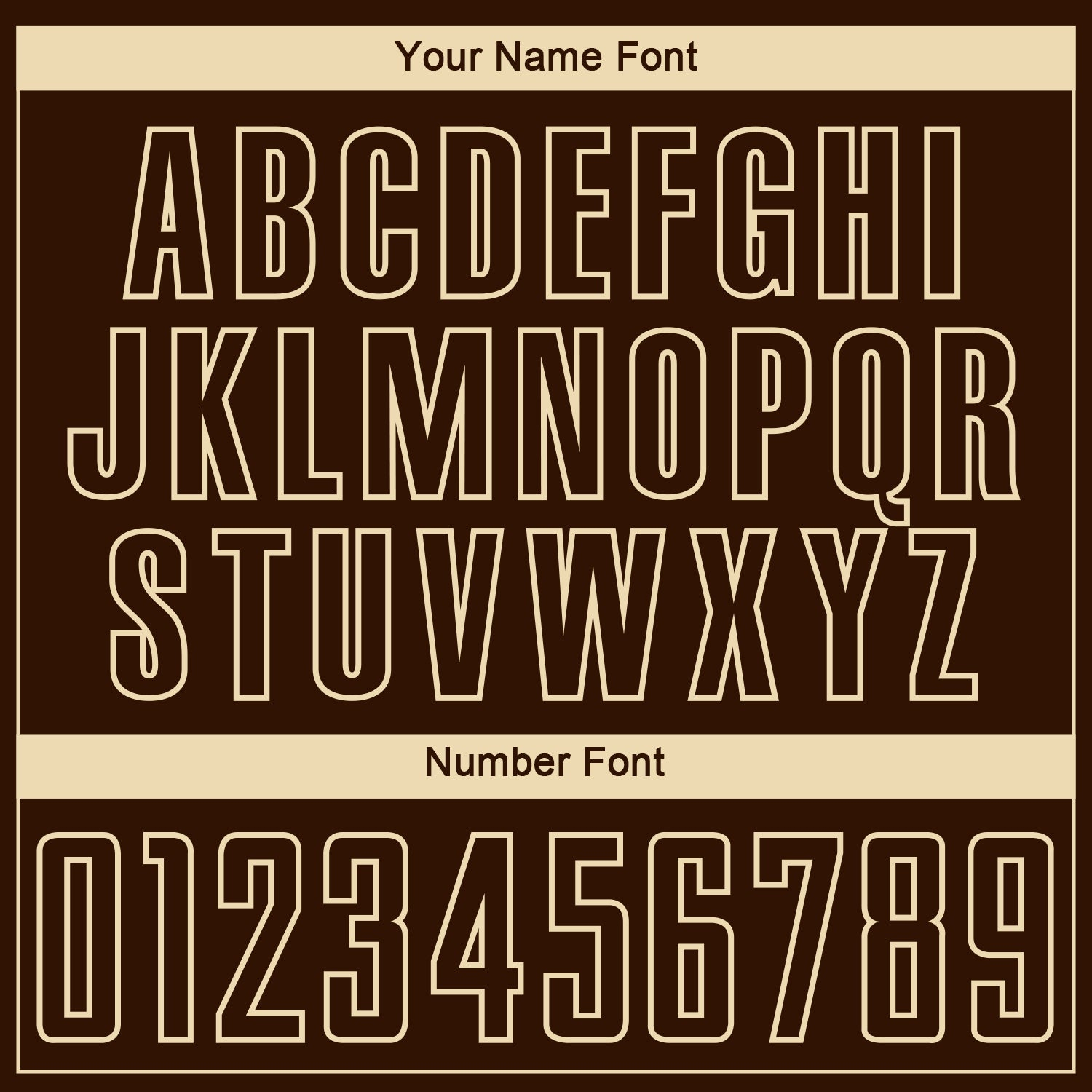 Custom Brown Cream Sublimation Soccer Uniform Jersey