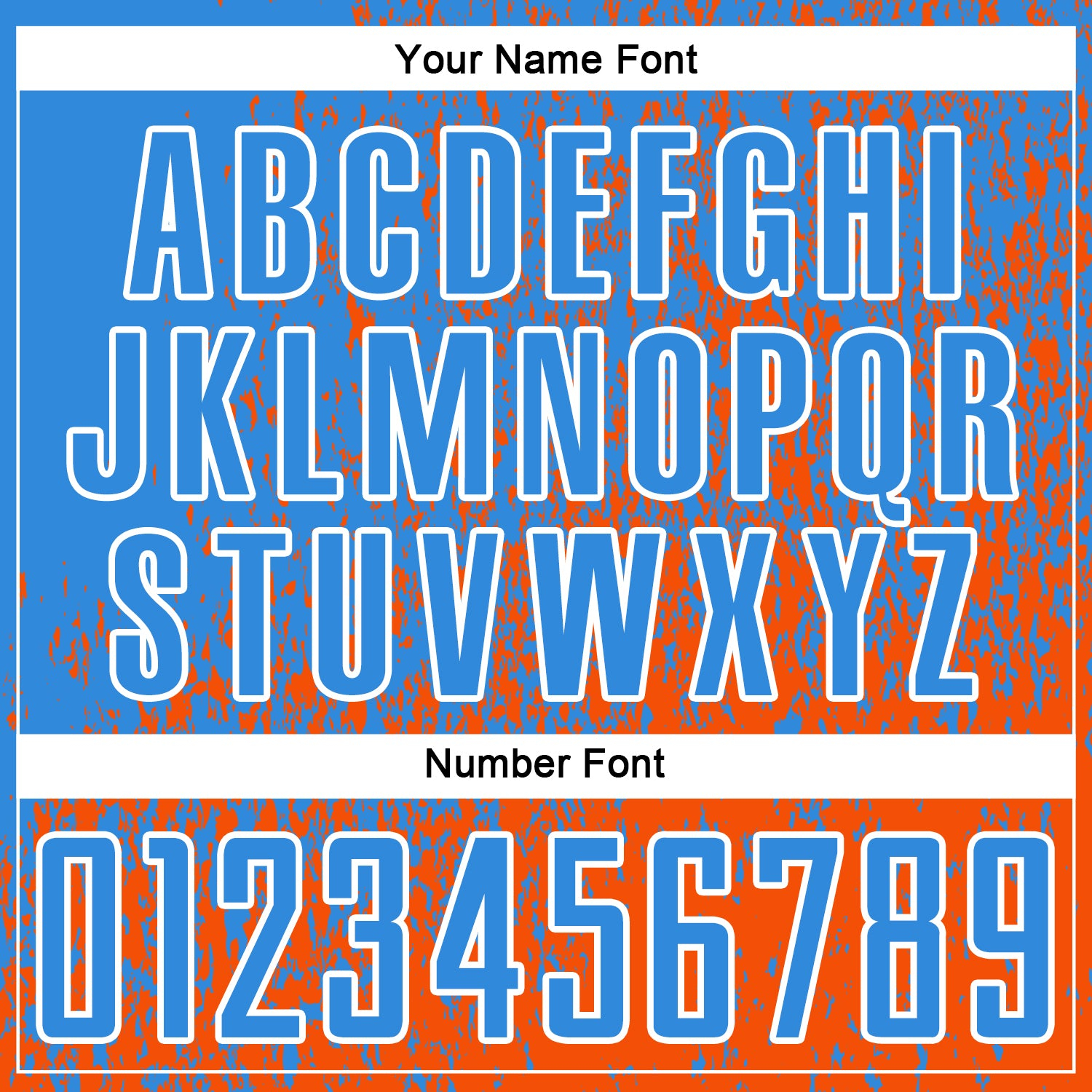 Custom Powder Blue Orange-White Abstract Fragment Art Sublimation Soccer Uniform Jersey