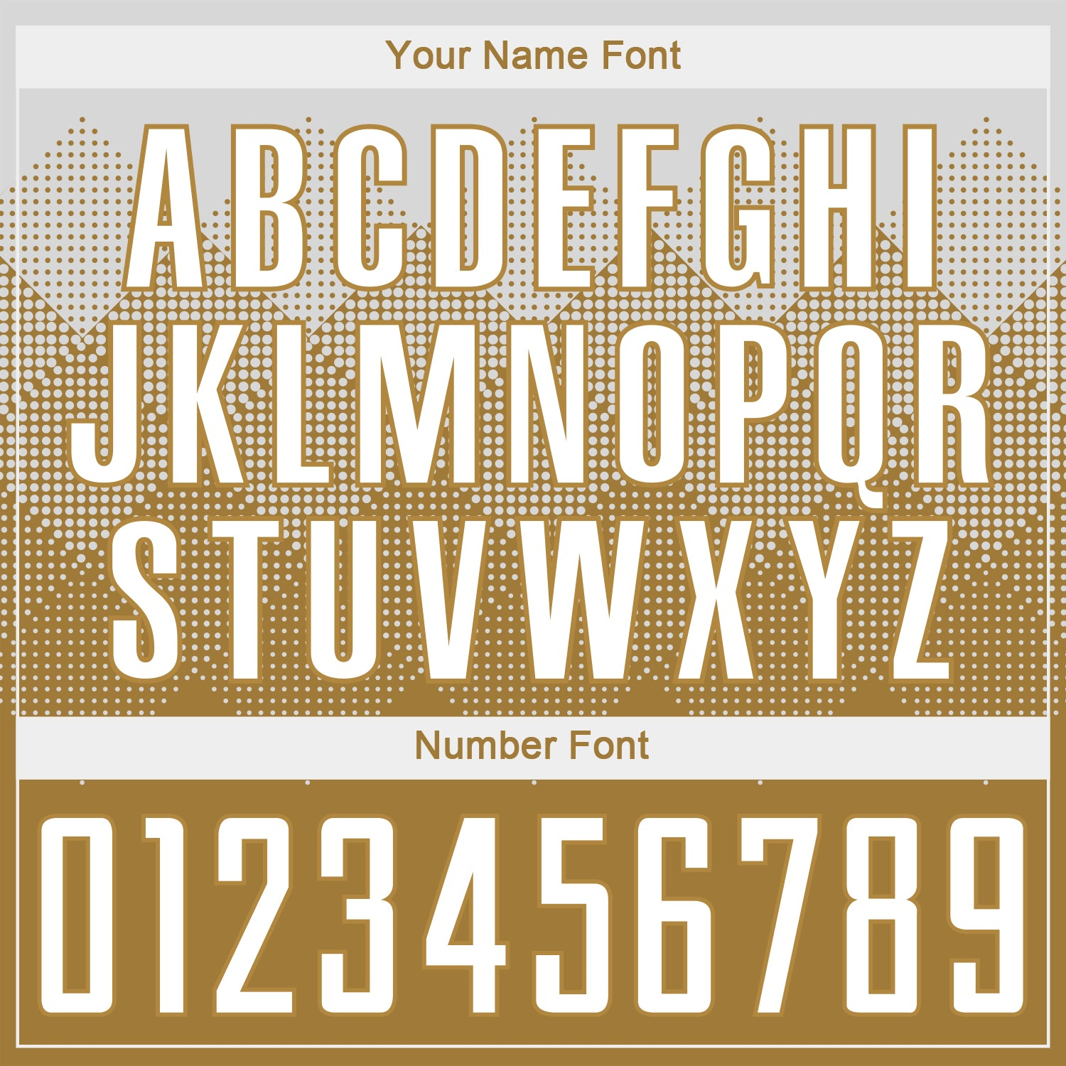 Custom Old Gold White Sublimation Soccer Uniform Jersey