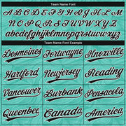 Custom Teal Black-White 3D Pattern Two-Button Unisex Softball Jersey