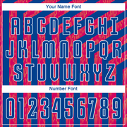 Custom Red Royal-White Sublimation Soccer Uniform Jersey