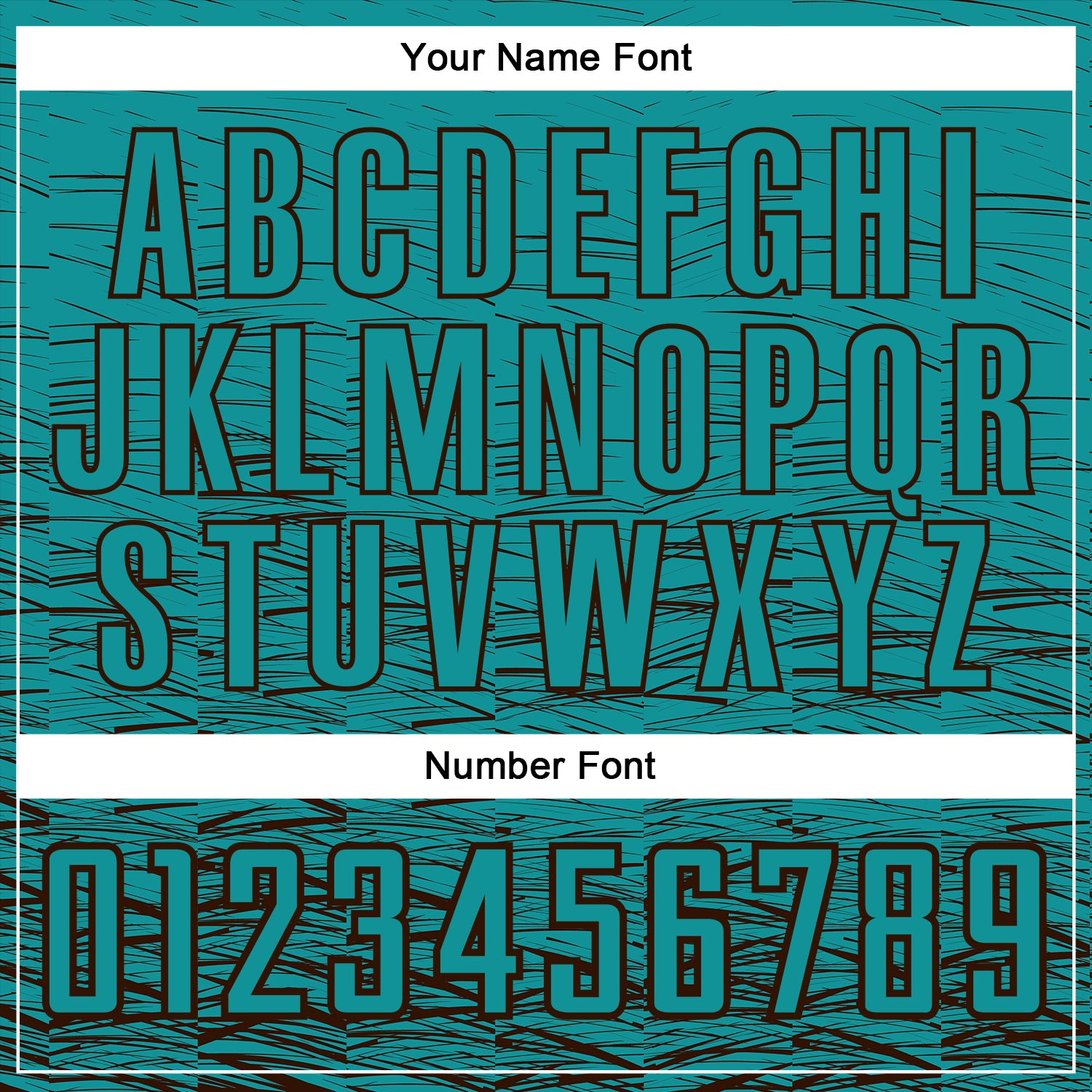 Custom Teal Brown Sublimation Soccer Uniform Jersey