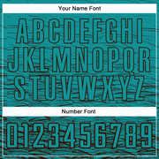 Custom Teal Brown Sublimation Soccer Uniform Jersey