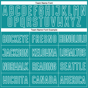 Custom Gray Teal-White Sublimation Split Fashion Soccer Uniform Jersey