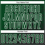 Custom Green Black-White Abstract Fragment Art Sublimation Soccer Uniform Jersey