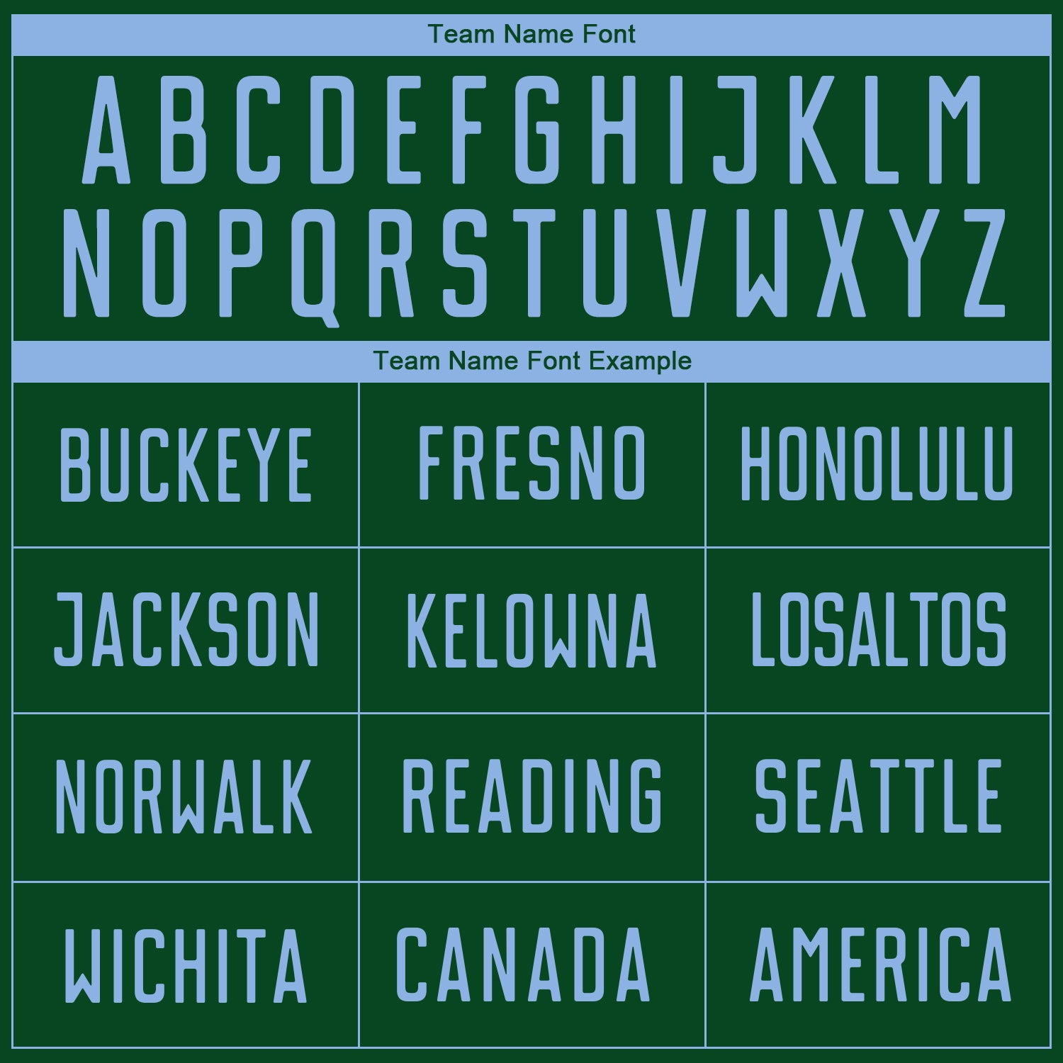 Custom Green Light Blue Sublimation Soccer Uniform Jersey