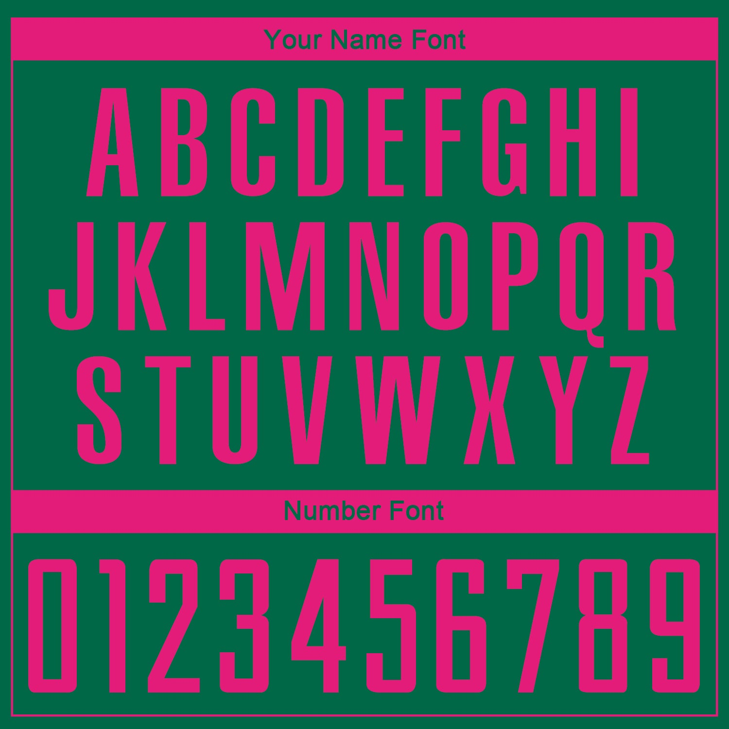 Custom Kelly Green Hot Pink Sublimation Soccer Uniform Jersey