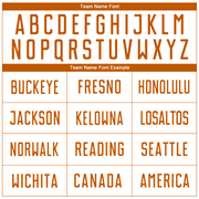 Custom White Texas Orange Sublimation Soccer Uniform Jersey