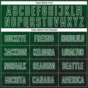 Custom Green Black-White Abstract Fragment Art Sublimation Soccer Uniform Jersey