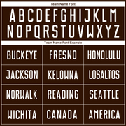 Custom Brown White Sublimation Soccer Uniform Jersey