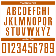 Custom White Texas Orange Sublimation Soccer Uniform Jersey