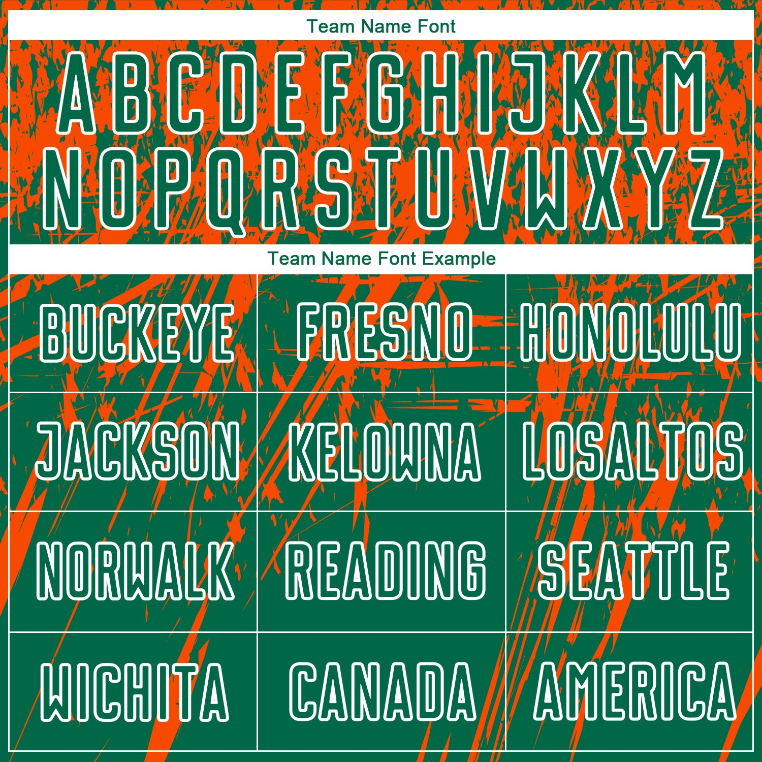 Custom Kelly Green Orange-White Sublimation Soccer Uniform Jersey