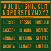 Custom Green Bay Orange Sublimation Soccer Uniform Jersey