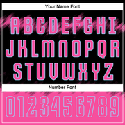 Custom Black Pink-Light Blue Sublimation Soccer Uniform Jersey