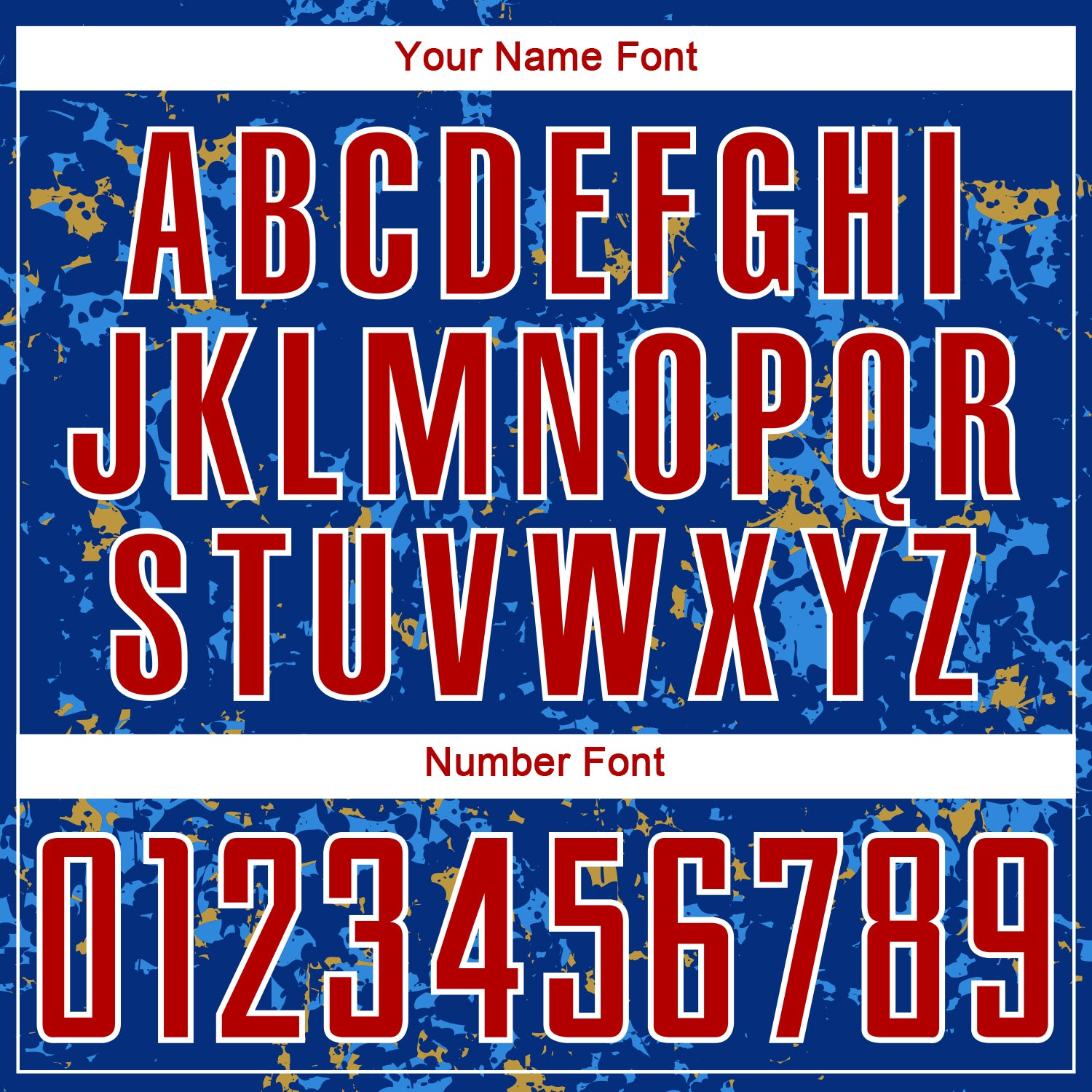 Custom Royal Red Old Gold-Powder Blue Abstract Fragment Art Sublimation Soccer Uniform Jersey