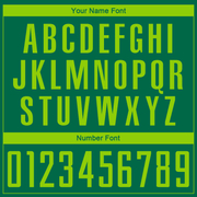 Custom Kelly Green Neon Green Sublimation Soccer Uniform Jersey