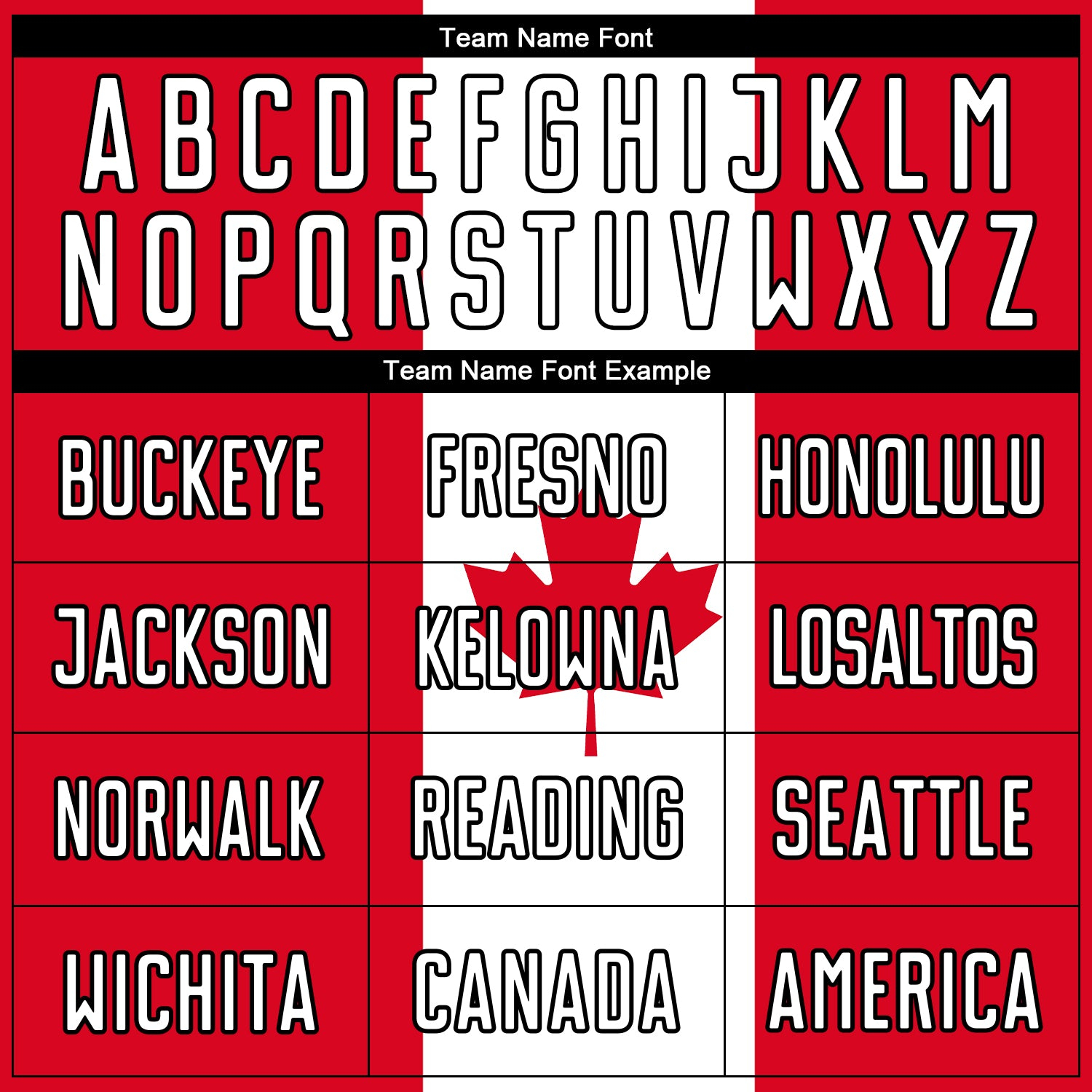 Custom Red White-Black Sublimation Canadian Flag Soccer Uniform Jersey