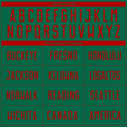 Custom Kelly Green Red Sublimation Soccer Uniform Jersey