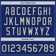 Custom Royal Gray-Black Two-Button Unisex Softball Jersey