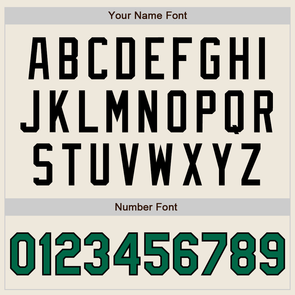 Custom Cream Kelly Green-Black Two-Button Unisex Softball Jersey